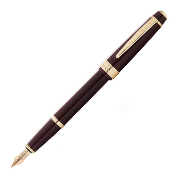 Burgundy And Gold Tone  Pen